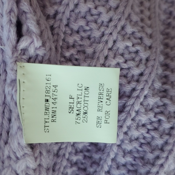 DAVI&DANI COTTON BLEND CABLE KNITTED, NEW, SIZE MEDIUM (LARGE) - Picture 9 of 10